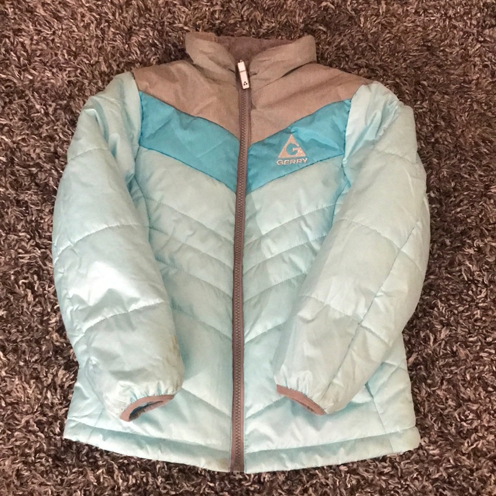 Gerry youth girls puff jacket. Pretty much brand new!!